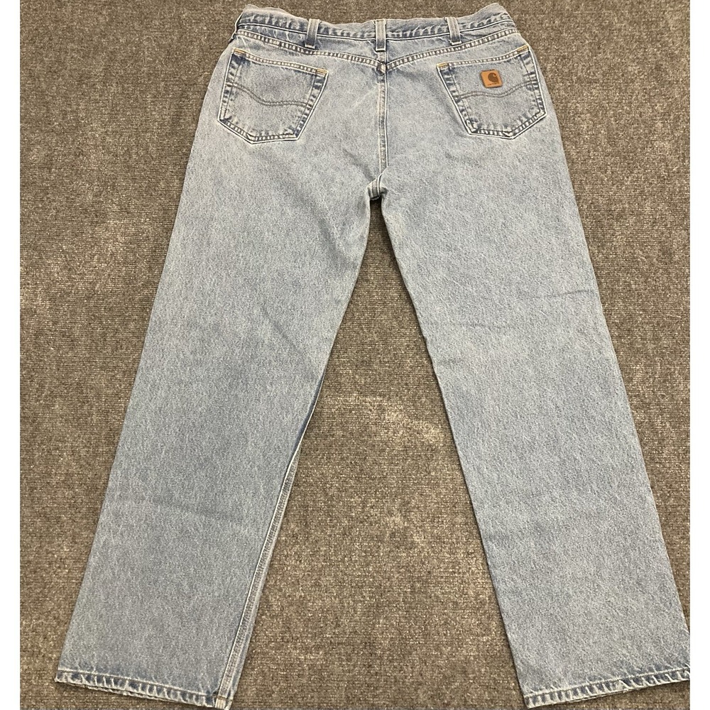 Carhartt Relaxed Fit Men 42x34 Denim Jeans B160-DST Vintage Y2K